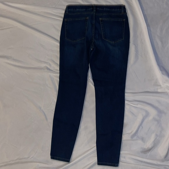 a.n.a Jeans Stretch Blue denim skinny anke Size 10 - Picture 6 of 9